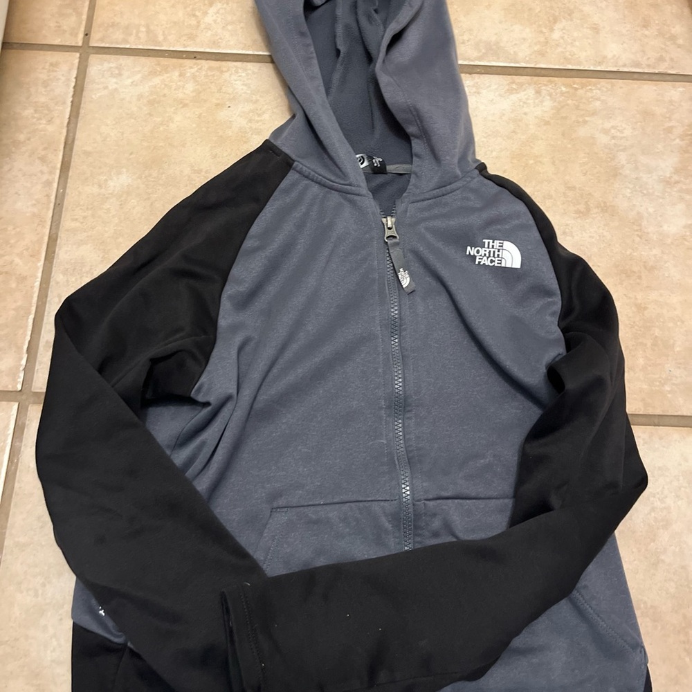 The North Face Charcoal gray black Hoodie jacket
